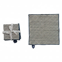 Load image into Gallery viewer, S/3 Cotton Dishcloths w/ Stitched Edge