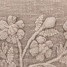 Load image into Gallery viewer, Taupe Lumbar w/ Embroidered Flowers