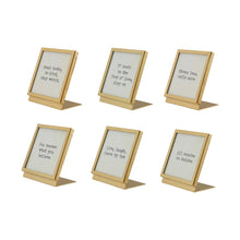 Load image into Gallery viewer, Gold Mini Easel Sayings