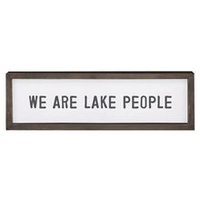 Load image into Gallery viewer, Lake People Wood Sign