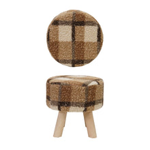 Load image into Gallery viewer, 11" Plaid Stool
