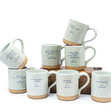 Load image into Gallery viewer, Speckled XO Quote Mugs
